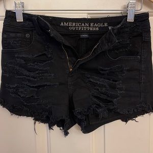 Stressed Jean shorts